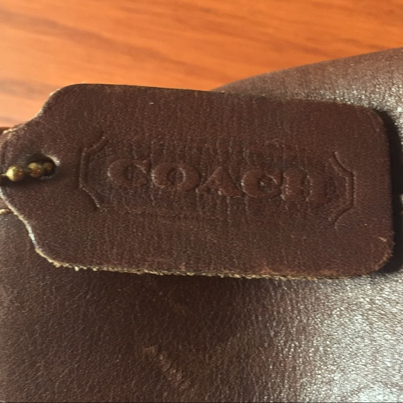 💥SALE 💥COACH GENUINE LEATHER brown handbag purse - Picture 3 of 8